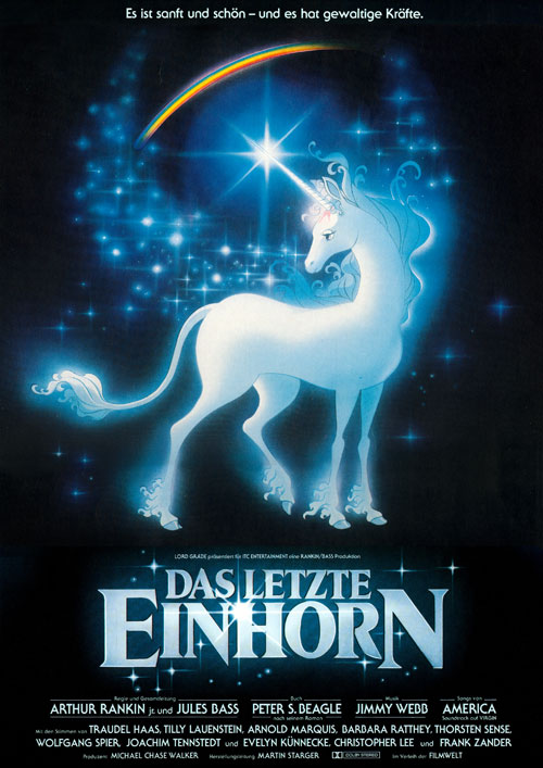 Filmplakat Das letzte Einhorn